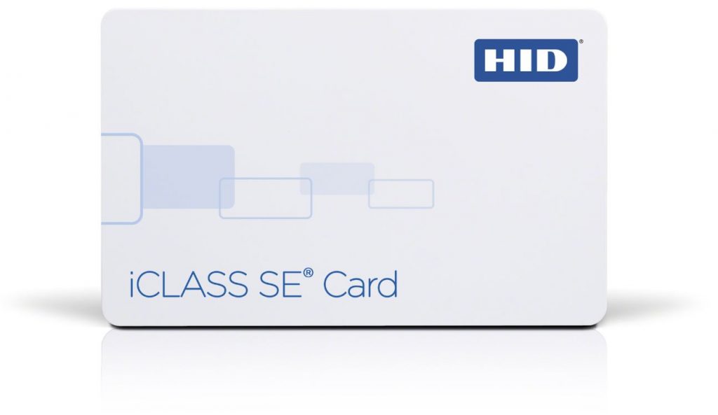 HID iCLASS SE card type